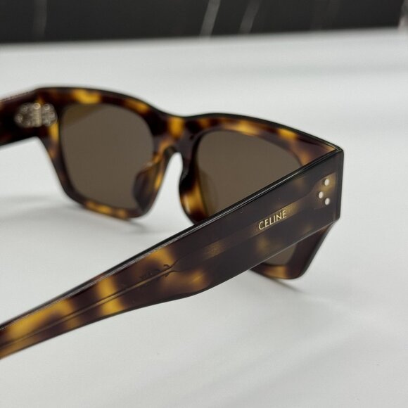 NEW CELINE CL40297U 53E HAVANA WOMEN SUNGLASSES CELINE - Picture 4 of 10